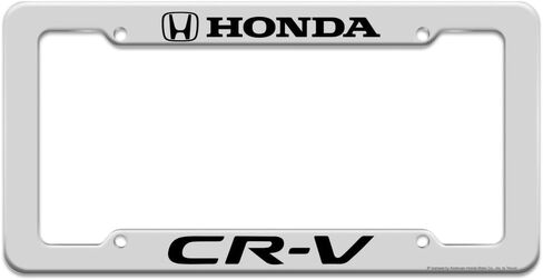 إطار علامة لوحة الترخيص باللون الأبيض لسيارة Honda CR-V in Saudi Arabia