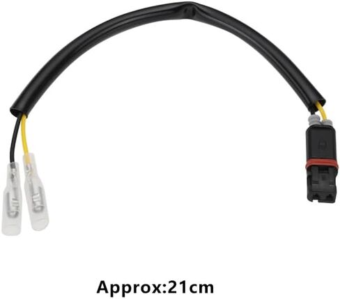 4pcs Motorcycle Turn Signal Cable Adapter Connectors 21cm LED Indicator Adapter Cable Plug Compatible with BMW S1000 XR R1200 RS G310 R F 750 2017-2020 in Saudi Arabia
