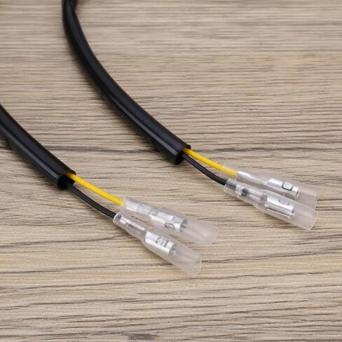 4pcs Motorcycle Turn Signal Cable Adapter Connectors 21cm LED Indicator Adapter Cable Plug Compatible with BMW S1000 XR R1200 RS G310 R F 750 2017-2020 in Saudi Arabia