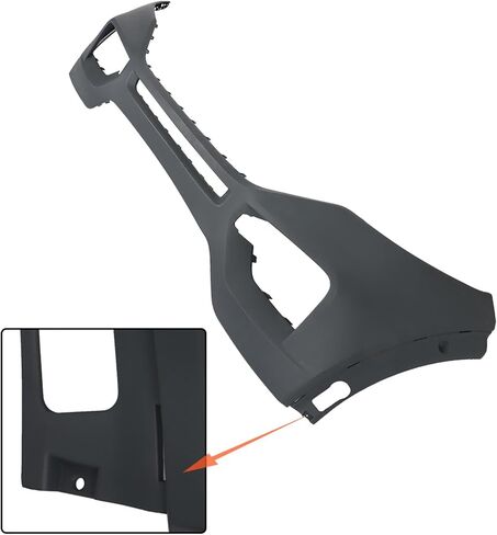 labwork Primed Plastic Front Bumper Cover without Parking Assist Holes Replacement for Explorer 2020 2021 2022 in Saudi Arabia
