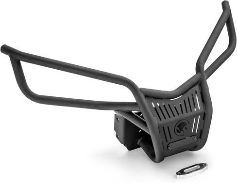 SuperATV Winch Ready Front Bumper for 2016+ Yamaha YXZ, Heavy Duty Steel Tubing, Built-In Mounting Bracket for SuperATV's 3500lb. Winch, Bolt-On Mounting, Full Front Coverage, See Fitment, USA Made in Saudi Arabia