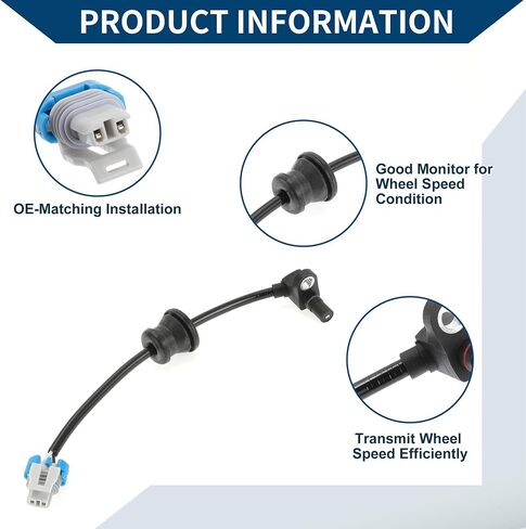 No.22677640 ABS Wheel Speed Sensor for Chevrolet Equinox 2005-2006 Rear Left Right ABS Sensor Anti-lock Braking System Sensor 1 Pcs in Saudi Arabia