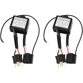 Aramox Negative Converter, 2pcs Alloy LED Negative Converter Negative Switch Harness Adaptor Reversed Polarity for H4 in Saudi Arabia