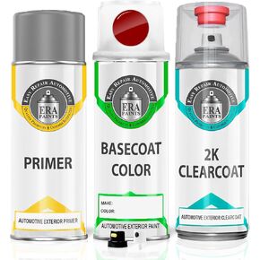 ERA Paints WA9260/GCN - Victory Red for GMC Exact Match Automotive Touch Up Paint Spray - Essential Kit in Kuwait