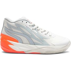 PUMA Kids Boys Mb.02 Whispers Basketball Sneakers Shoes Court - Grey, Orange - Size 7 M in Saudi Arabia