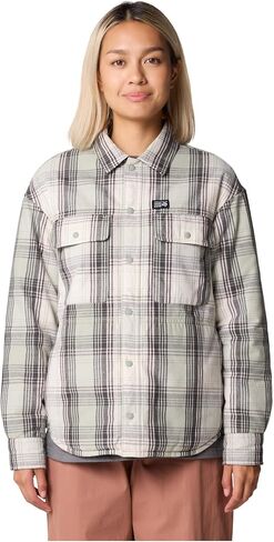 Mountain Hardwear Women's Dolores Insulated Flannel Shacket in Saudi Arabia