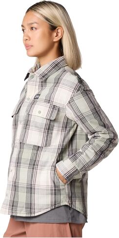 Mountain Hardwear Women's Dolores Insulated Flannel Shacket in Saudi Arabia