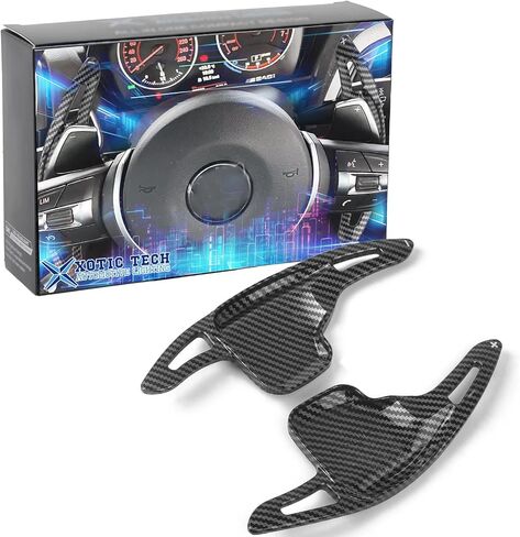 x xotic tech من ألياف الكربون نمط مجداف غطاء ملحقات غطاء الكسوة متوافق مع BMW 2 3 4 X1 X2 X3 X4 X5 X6 Series F30 F31 F15 F16 F25 F26 - غير مناسب F10 F11 in Kuwait