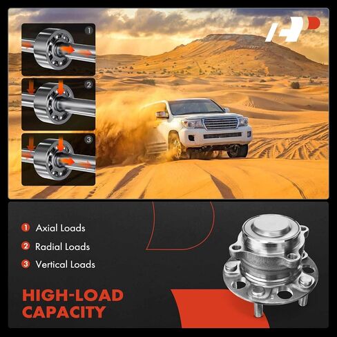 A-Premium Rear Wheel Bearing and Hub Assembly with 5-Lug Compatible with Honda Accord 2014-2020 in Saudi Arabia