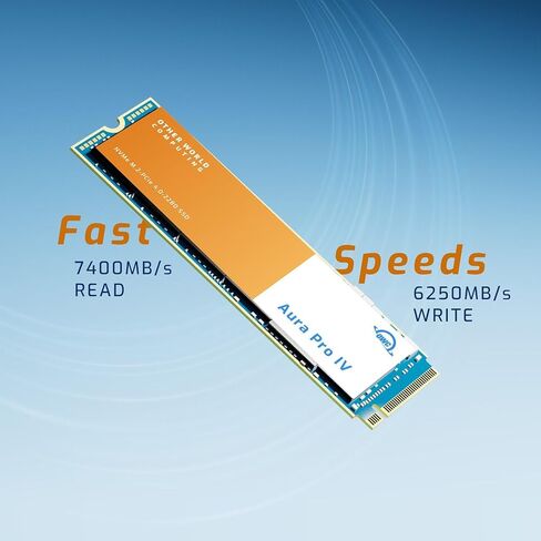 OWC 1TB AURA Ultra IV PCIE 4.0 NVME M.2 2280 SSD محرك الحالة الصلبة الداخلية متوافقة مع متوافق مع Dell Latitude 3520 5300 5310 5400 5411 in Saudi Arabia