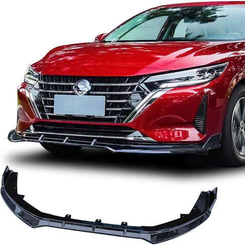 Archaic Front Bumper Lip Spoiler Compatible for 2020-2023 Nissan Sentra [ S SV SR ], Splitter Under Chin Spoiler Body Kit Sentra Accessories in Kuwait