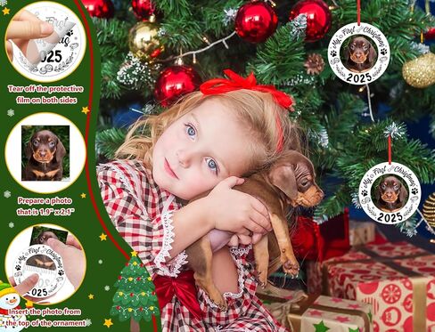 حلية عيد الميلاد للقطط توكسيدو - حلي قطط واقعية ثنائية الأبعاد لتزيين شجرة عيد الميلاد - هدايا زينة للقطط النابضة بالحياة من الأكريليك لمحبي القطط من النساء والرجال تذكار تذكاري للحيوانات الأليفة in Kuwait