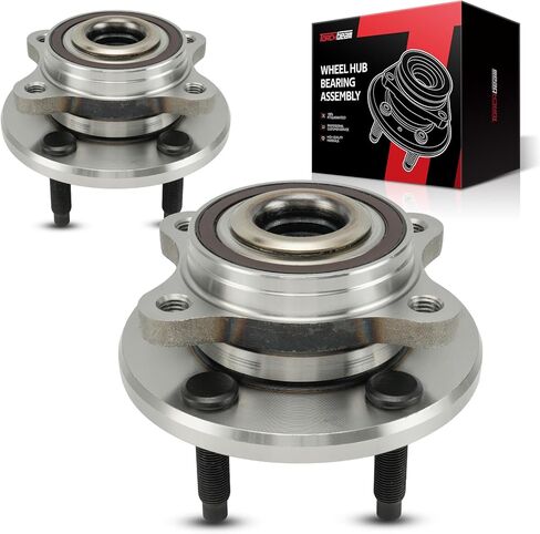 مجموعة محور تحمل العجلات الأمامية Torchbeam 513223 تناسب Ford Five Hundred 2005-2007، Ford Freestyle 2005-2007، Ford Taurus 2008-2009، Mercury Montego 2005-2007، Ford Taurus X 08-09، قطعتان و5 عروات in Saudi Arabia