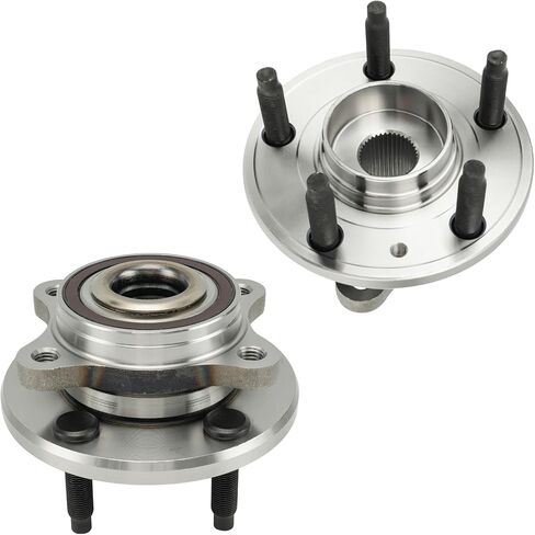 مجموعة محور تحمل العجلات الأمامية Torchbeam 513223 تناسب Ford Five Hundred 2005-2007، Ford Freestyle 2005-2007، Ford Taurus 2008-2009، Mercury Montego 2005-2007، Ford Taurus X 08-09، قطعتان و5 عروات in Saudi Arabia