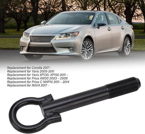 Acouto Tow Hook for Camry for Corolla for RAV4 for Prius، حلقة عين سحب السيارة استبدال الصلب 51960-05010، 51960 0D080، 51960-33010، 51961-42050 in Saudi Arabia