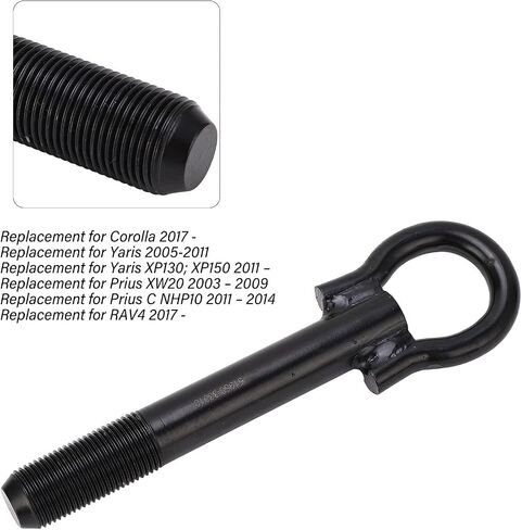 Acouto Tow Hook for Camry for Corolla for RAV4 for Prius، حلقة عين سحب السيارة استبدال الصلب 51960-05010، 51960 0D080، 51960-33010، 51961-42050 in Saudi Arabia