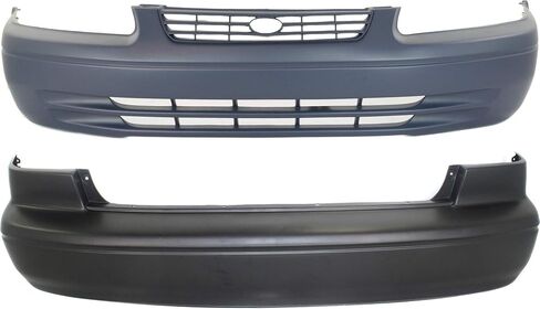 مجموعة غطاء المصد Garage-Pro لسيارة تويوتا كامري 1997-1999، غطاء المصد الأمامي، غطاء المصد الخلفي in Saudi Arabia