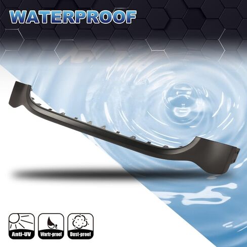 PIT66 Front Upper Bumper Cover Replacement Compatible With Jeep Cherokee 2014 2015 2016 2017 2018(Fit for Models Without Head Light Washers OR Park Assist Sensors ONLY. Does NOT Fit Trailhawk Models.) in Saudi Arabia
