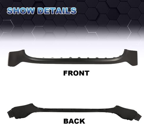 PIT66 Front Upper Bumper Cover Replacement Compatible With Jeep Cherokee 2014 2015 2016 2017 2018(Fit for Models Without Head Light Washers OR Park Assist Sensors ONLY. Does NOT Fit Trailhawk Models.) in Saudi Arabia