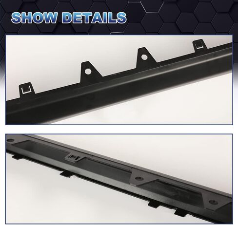 PIT66 Front Upper Bumper Cover Replacement Compatible With Jeep Cherokee 2014 2015 2016 2017 2018(Fit for Models Without Head Light Washers OR Park Assist Sensors ONLY. Does NOT Fit Trailhawk Models.) in Saudi Arabia