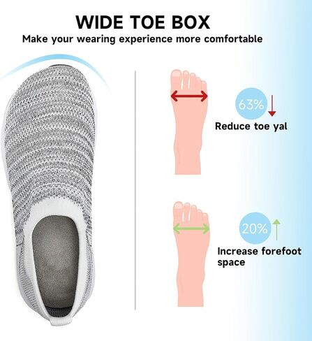 Wide Toe Box Shoes Cushioned Road Running Extra Wide Shoes Non Slip Mens Walking Breathable Sneakers for Wide Feet Comfortable Athletic Gym Workout in Saudi Arabia