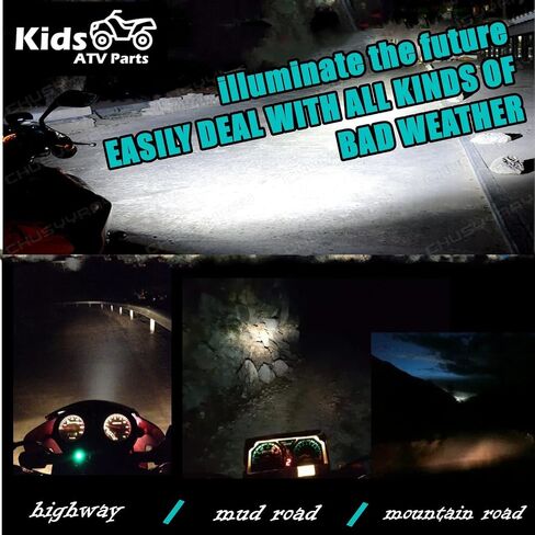 (Set of 2) 12V 25W Halogen Headlight Head Light Bulb for Scooter Moped ATV Quad Go Kart Motorcycle 4 Wheeler Dune Buggy Sandrail Taotao Sunl Coolster Roketa Jonway in Saudi Arabia
