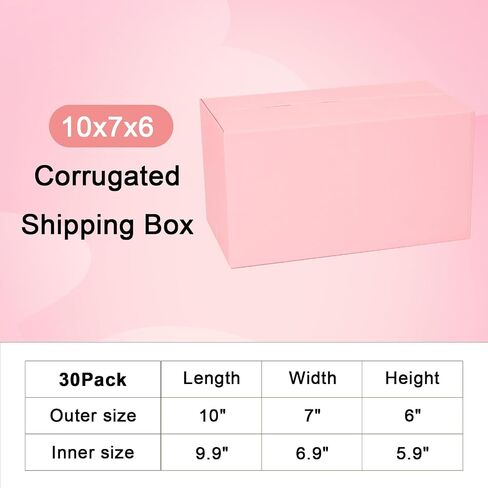 6x6x6 Shipping Boxes for Packaging Small Business, 30 Pack Black Corrugated Cardboard Boxes for Shipping Packing in Saudi Arabia