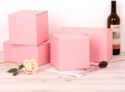 6x6x6 Shipping Boxes for Packaging Small Business, 30 Pack Black Corrugated Cardboard Boxes for Shipping Packing in Saudi Arabia