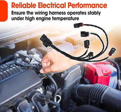 Left Fuel Injector Rail Wiring Harness Replace HAR002L 12673824 12623131 12690459 Fit for Chevrolet Chevy Cadillac GMC 5.3L 6.0L 6.2L 6.6L V8 Engine 2014-2016 in Saudi Arabia