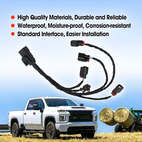 Left Fuel Injector Rail Wiring Harness Replace HAR002L 12673824 12623131 12690459 Fit for Chevrolet Chevy Cadillac GMC 5.3L 6.0L 6.2L 6.6L V8 Engine 2014-2016 in Saudi Arabia