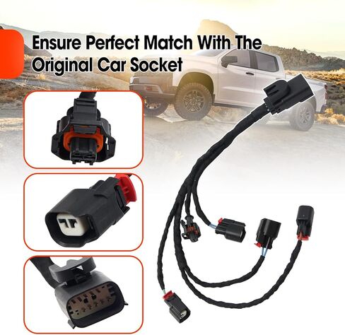Left Fuel Injector Rail Wiring Harness Replace HAR002L 12673824 12623131 12690459 Fit for Chevrolet Chevy Cadillac GMC 5.3L 6.0L 6.2L 6.6L V8 Engine 2014-2016 in Saudi Arabia