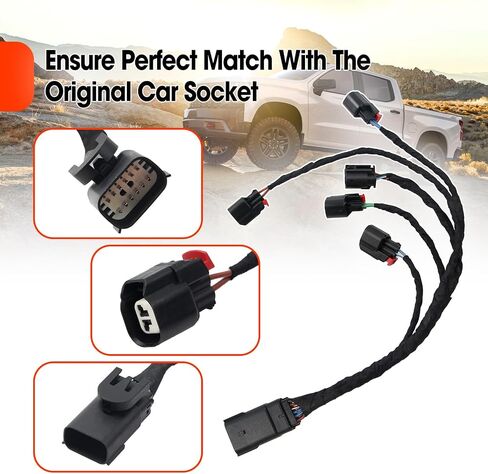 Left Fuel Injector Rail Wiring Harness Replace HAR002L 12673824 12623131 12690459 Fit for Chevrolet Chevy Cadillac GMC 5.3L 6.0L 6.2L 6.6L V8 Engine 2014-2016 in Saudi Arabia