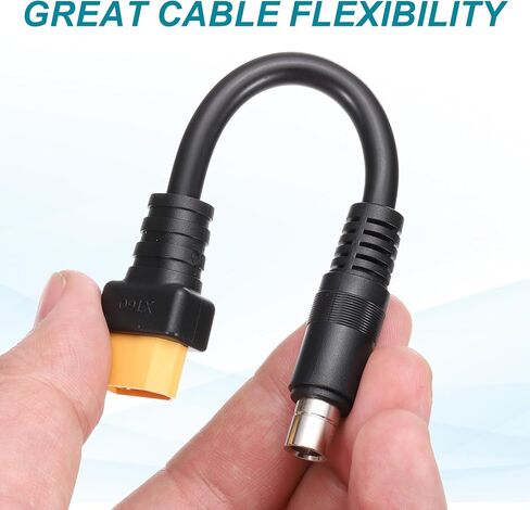 MECCANIXITY XT60 to DC8020 Adapter Cable, 20A XT60 Female to DC8020 Female Connector Cable for Portable Power Station, Solar Panel, Solar Generator in Saudi Arabia