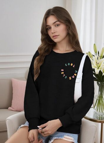Mama Sweatshirt for Women Mom Auntie Sweatshirts Cool Grandma Club Graphic Gift Tees Pullover Long Sleeve Tops in Kuwait
