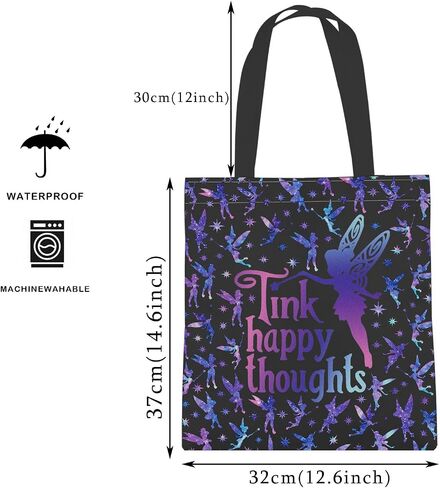 MAOFAED Fairy Gift, Cartoon Movie Tote Bag For Shopping Travel, Women Shoulder Bag in Saudi Arabia