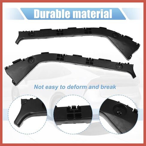ACROPIX 1 Pair Rear Left and Right Bumper Bracket for Toyota Prius 1.5L Hybrid Hatchback 2009 52576-47011 Plastic Black Car Parts in Saudi Arabia