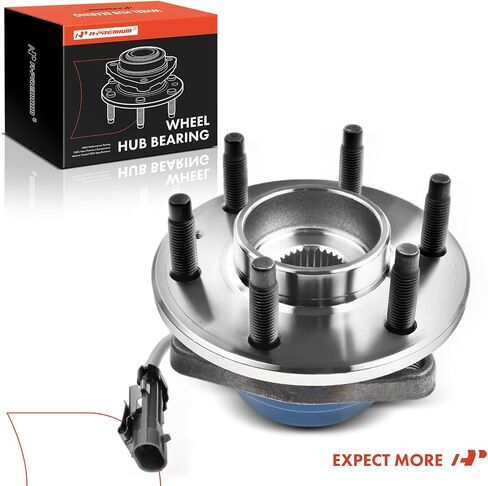 A-Premium Rear Wheel Bearing and Hub Assembly with ABS & 6-Lug Compatible with Cadillac CTS 2004-2007, SRX 2004-2009, STS 2005-2011 in Saudi Arabia