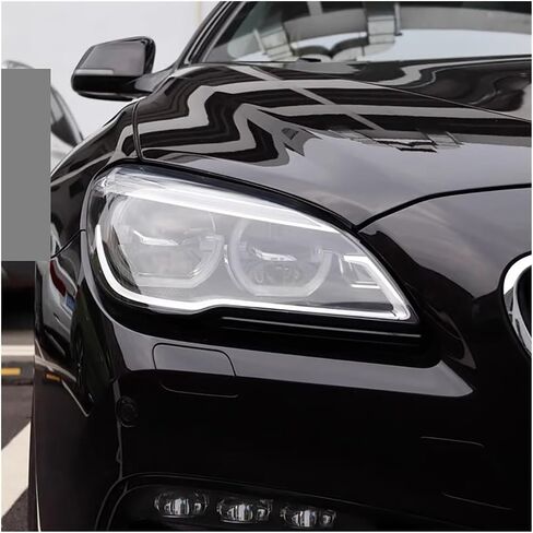 غطاء كشافات شفاف متوافق مع BMW 6 Series F13 2015 2016 2017 غطاء عدسة المصباح الأمامي عاكس الضوء (يسار عادي) in Kuwait