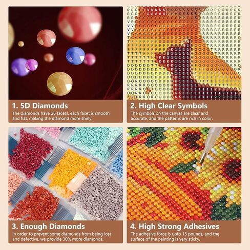 Sjutouci Dachshund Diamond Art Painting مجموعات للبالغين ، مجموعات فن الكلب الماسي للمبتدئين ، 5D DIY Cloy Gem Gem Craft for Home Decor Gift 12x12 inch/30x30cm ، anima in Kuwait