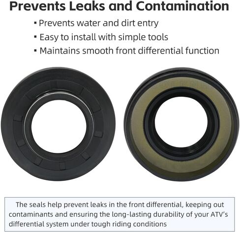 Front Differential Seal Kit Compatible with Honda Rincon 650 680 4x4 TRX650 FA/FGA TRX680 FA/FGA/FA5 in Saudi Arabia