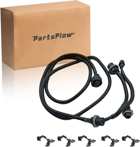 PartsFlow Passenger Side Tail Lamp Wiring Harness for 2014 2015 GMC Sierra 1500 5.3L/6.2L V8 Replace# 22869171 in Saudi Arabia