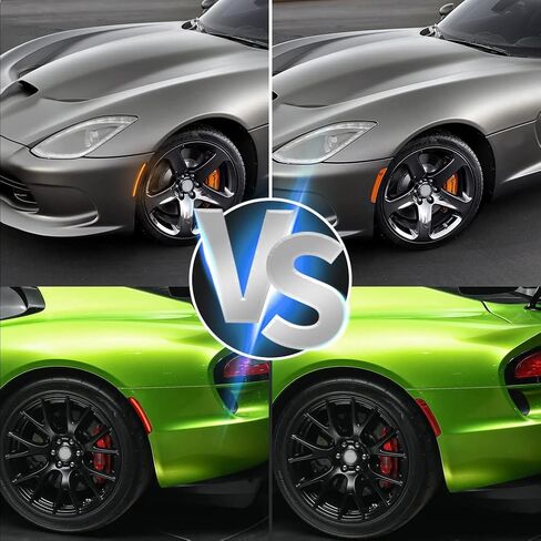 NJSBYL استبدال أضواء LED الجانبية باللون الأحمر الكهرماني لعام 2013 2014 2015 2016 2017 D0dge Viper SRT ACR GT GTC GTS عدسات مدخنة أمامية وخلفية يسار يمين ومصابيح إشارة جانبية LED OEM 68194269AB in Saudi Arabia