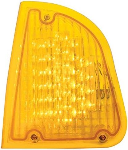 United Pacific يناسب مصابيح إشارة الانعطاف LED Kenworth T600/عدسة كهرماني LED كهرمانية/زوج يسار ويمين in Saudi Arabia