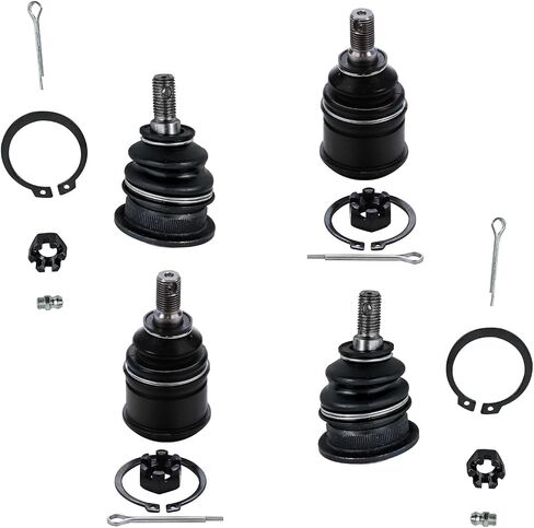 Detroit Axle - Front 12pc Suspension Kit for 92-95 Honda Civic, 4 Ball Joints 2 Sway Bars 4 Tie Rods 2 Boots 1992 1993 1994 1995 Replacement in Saudi Arabia