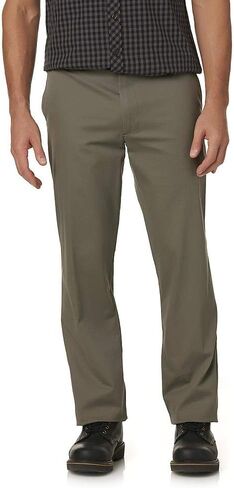 Wrangler Men's Performance Series Straight Leg Pants with Comfort Flex Waistband (Grey Green in Saudi Arabia