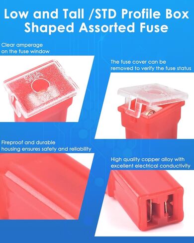 PACETAP 330 PCS Car Fuses Assortment Kit Include Standard & Small & Mini Size(2A/3A/5A/7.5A/10A/15A/20A/25A/30A/35A/40A), Car Blade Fuses Set with Fuses Puller for Car Boat Truck SUV in Saudi Arabia