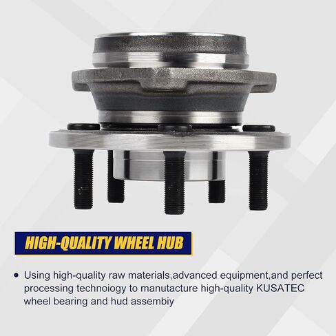 KUSATEC 513158 محمل العجلات الأمامية ومجموعة المحور متوافقة مع Jeep Wrangler 1999-2006، Cherokee 1999-2001، TJ 2000-2006، 5 العروة in Saudi Arabia