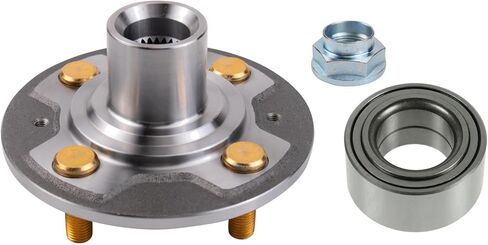 TRQ Front Wheel Bearing & Hub Kit Compatible with 2001-2005 Honda Civic in Saudi Arabia