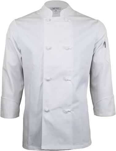 معطف الشيف ذو العقدة الفاخرة وأكمام طويلة من ChefsCloset in Kuwait