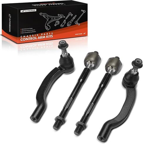 مجموعة A-Premium مكونة من 4 قطع، طقم نهاية قضيب ربط خارجي داخلي أمامي، متوافق مع Ram ProMaster 1500 2014-2021، ProMaster 2500 2014-2021، ProMaster 3500 2014-2021 in Saudi Arabia